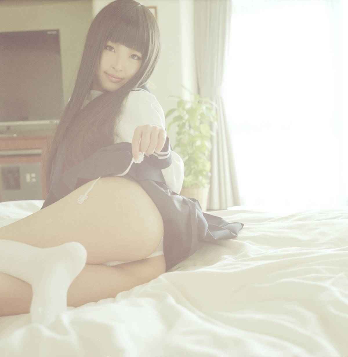 [Cosplay] Awesome body School Girl Cosplay Set